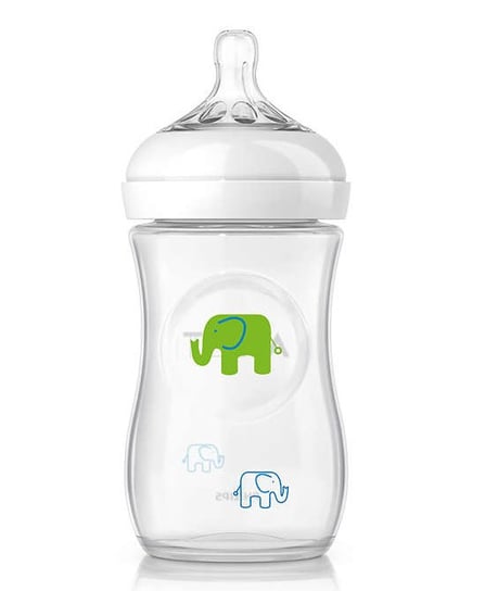 Philips Avent, Natural, eco, Butelka, Elephant, chłopiec, 260 ml Philips Avent