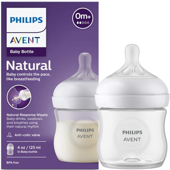 Philips Avent, Responsywna butelka do karmienia Natural 125ml SCY900/01 Philips Avent