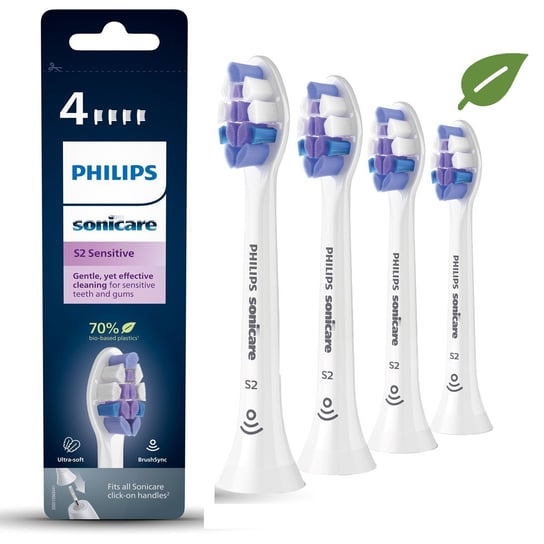 Philips, Główka Szczoteczki Hx6054/10 Sensitive, Biały Philips