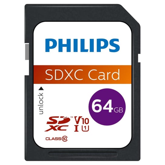 Philips Karta pamięci SDXC, 64 GB, UHS-I, U1, V10 Philips