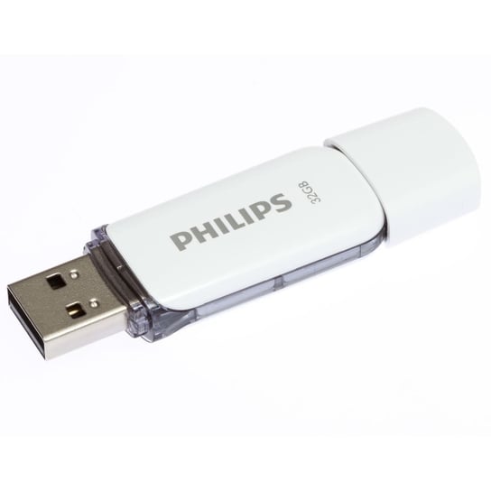 Philips Pamięć Flash USB 2.0 Snow, 32 GB, 2 szt., biało-szara Philips