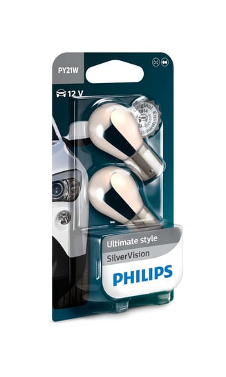 Philips Silver Vision Py21W 12V 21W Bau15S Duo Philips
