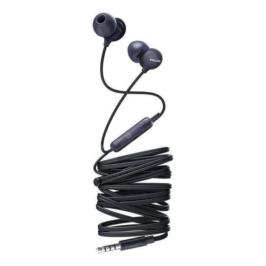 Philips UpBeat słuchawki dokanałowe z mikrofonem SHE2405BK/00, czarny Philips