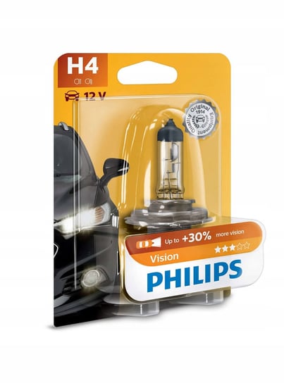 Philips Żarówka H4 Vision 60/55W +30% więcej Philips