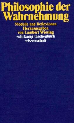 Philosophie der Wahrnehmung Suhrkamp Verlag Ag, Suhrkamp