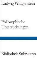 Philosophische Untersuchungen Wittgenstein Ludwig