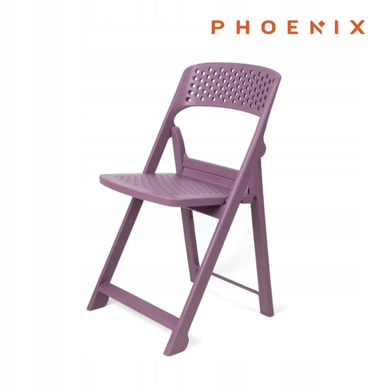 Phoenix Flap składane krzesło nowoczesny design GRAPE fioletowy PHOENIX
