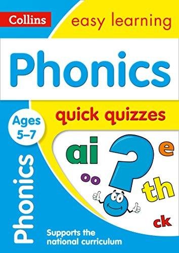 Phonics Quick Quizzes Ages 5-7 Collins Educational Core List