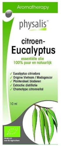 Physalis, olejek eteryczny citroen eucalyptus, Suplement diety, 10ml Physalis