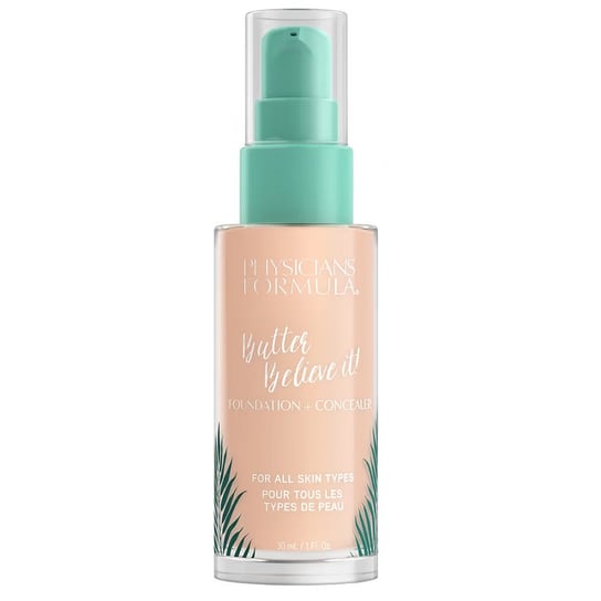 Physicians Formula, Butter Believe It! Foundation + Concealer podkład i korektor do twarzy Fair-To-Light, 30ml Physicians Formula