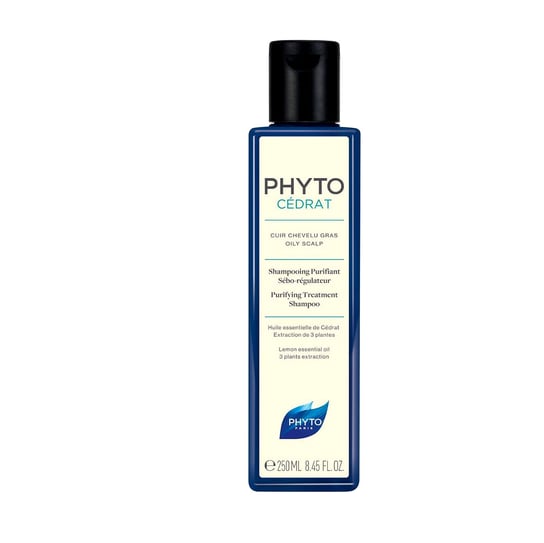 Phyto, Cedrat, szampon pielęgnująco wzmacniający do tłustej skóry głowy, 250 ml Phyto