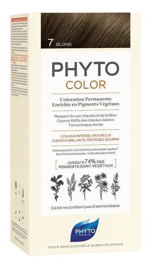 Phyto - Farba do włosów. 7 Blond - 1 szt Phyto