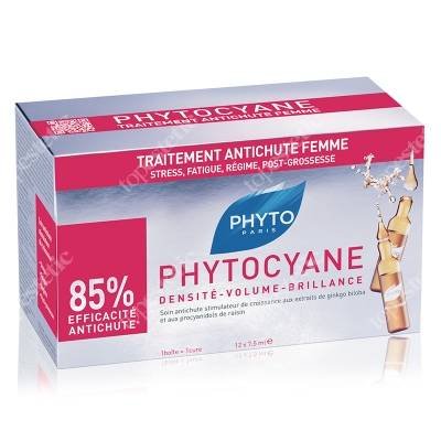 Phyto - Rewitalizujące serum przeciw wypadaniu włosów u kobiet - 12 x 0,75 Phyto