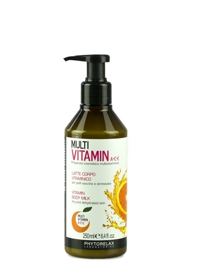 Phytorelax, Multi Vitamin A+C+E, witaminowe mleczko do ciała, 250 ml Phytorelax