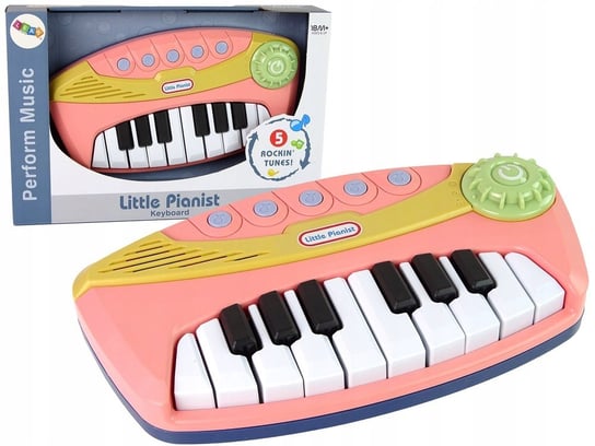 Pianino Interaktywne Różowe Little Pianist Lean Toys