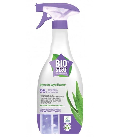 Pianka do mycia szyb i luster Biostar 700ml BIOstar