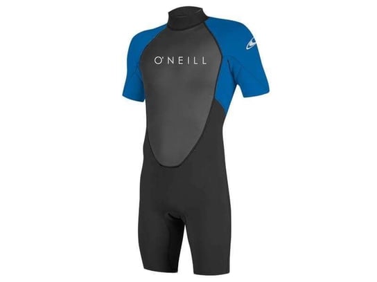 Pianka ONEILL REACTOR-2 2MM BACK ZIP S/S SPRING Black / Ocean-XXXL O'neill