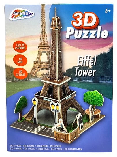 Piankowe puzzle 3D Wieża Eiffla Grafix