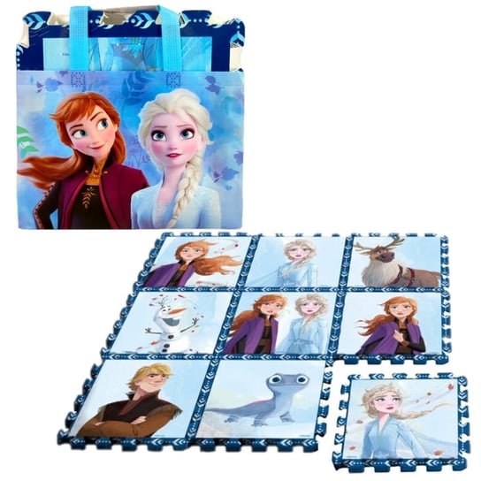 Piankowe puzzle dziecięce+ torba Frozen-Kraina Lodu Euroswan