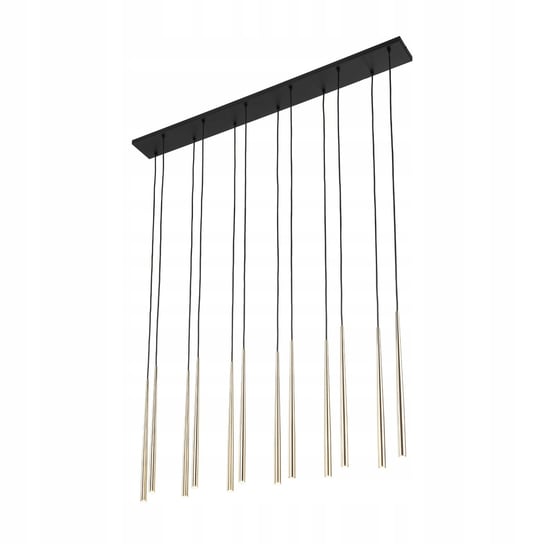 PIANO BLACK GOLD LAMPA WISZACA 12 TK-Lighting