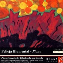 Piano Concertos by Tchaikovsky and Arensky Blumental Felicja