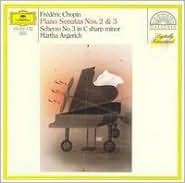 Piano Sonatas Nos. 2 & 3; Scherzo No. 3 in C sharp minor Argerich Martha