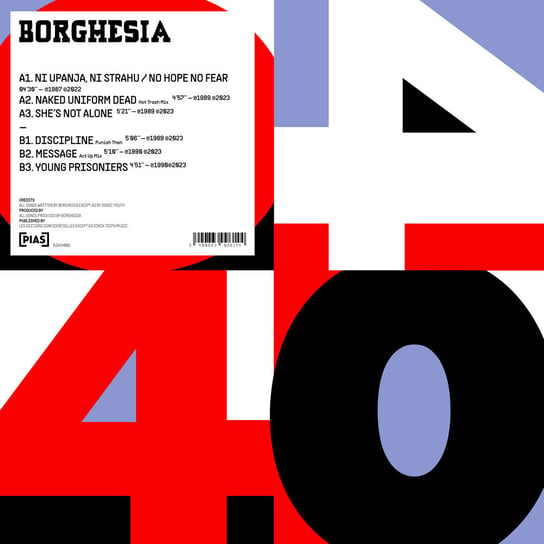 Pias 40, płyta winylowa Borghesia