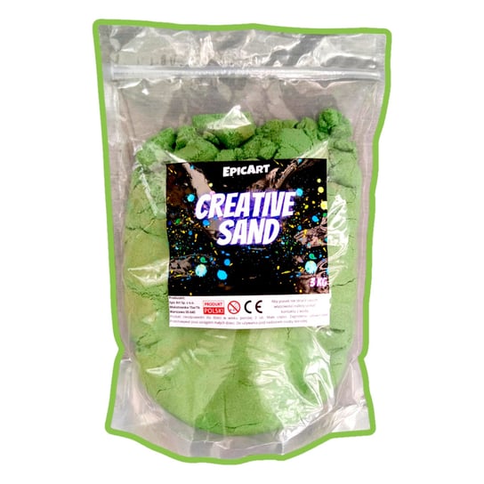 Piasek kinetyczny Creative Sand 3 kg Zielony Squish