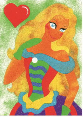 Piaskowe Obrazki Kolorowanki  Zabawki Kreatywne Dla Chłopców I Dziewczynek - 9 - Księżniczka Piaskowe Obrazki