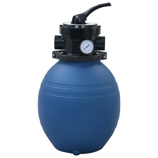 Piaskowy filtr basenowy z zaworem 4 drożnym, niebieski, 300 mm vidaXL