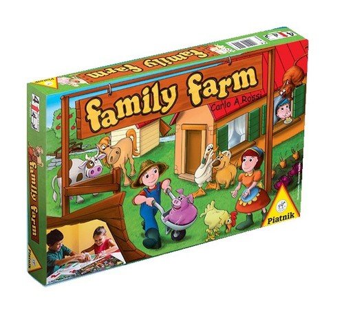 Piatnik, gra edukacyjna Family Farm Piatnik