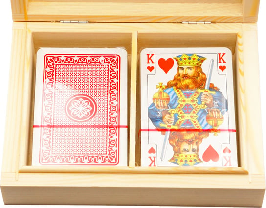 Piatnik, karty do gry, Classic w Drewnianym Pudełku* Piatnik