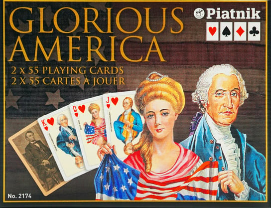 Piatnik, karty do gry, LUX Glorious America Piatnik