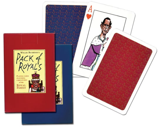 Piatnik, karty do gry Rodzina Królewska w Karykaturze Piatnik