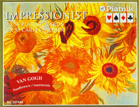 Piatnik, karty do gry, Van Gogh - Słoneczniki Piatnik