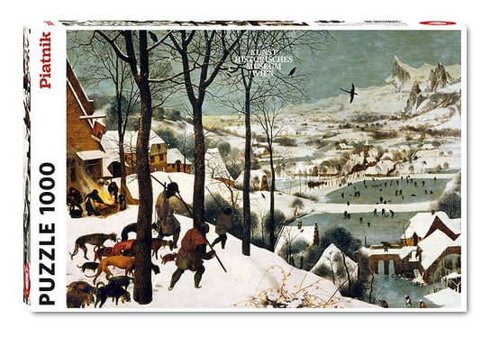 Piatnik, puzzle, Bruegel, Myśliwi na Śniegu, 1000 el. Piatnik