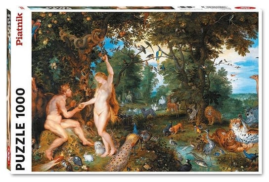 Piatnik, puzzle, - Brueghel i Rubens, Rai i grzech, 1000 el. Piatnik