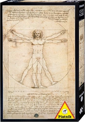 Piatnik, puzzle, Leonardo da Vinci, Proporcje, 1000 el. Piatnik