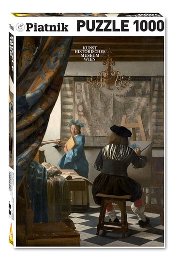 Piatnik, puzzle, Vermeer, Alegoria Malarstwa, 1000 el. Piatnik
