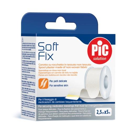 PIC SoftFix, Plaster, 2,5cm x 5m Pic Solution