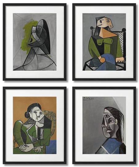 Picasso, Portrety Komplet Plakatów W Ramach DEKORAMA