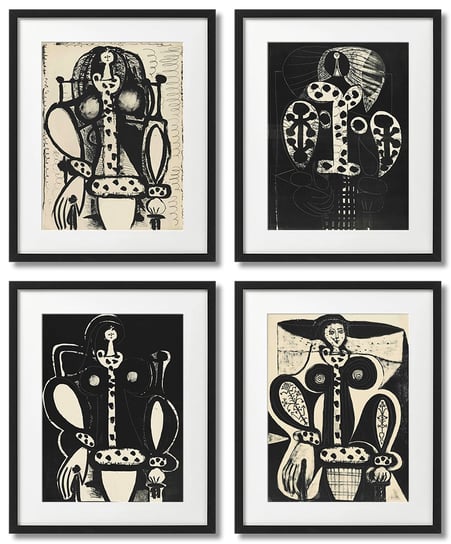 Picasso, Renestansowe Portrety, Reprodukcje Litografii DEKORAMA