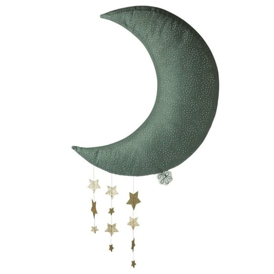 Picca LouLou - Dekoracja ścienna Sparkle Moon GREY with Stars 45 cm Picca LouLou