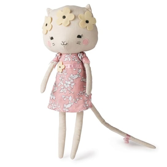 Picca LouLou - Przytulanka Panna Kotek Kitty w kwietnym wianku 33 cm A Little Lovely Company