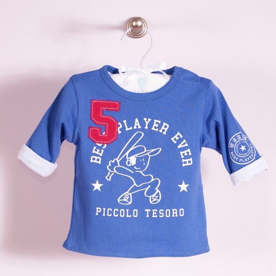 Piccolo Tesoro, Koszulka chłopięca z długim rękawem, rozmiar 62 Piccolo Tesoro