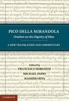 Pico Della Mirandola: Oration on the Dignity of Man Mirandola Pico Della