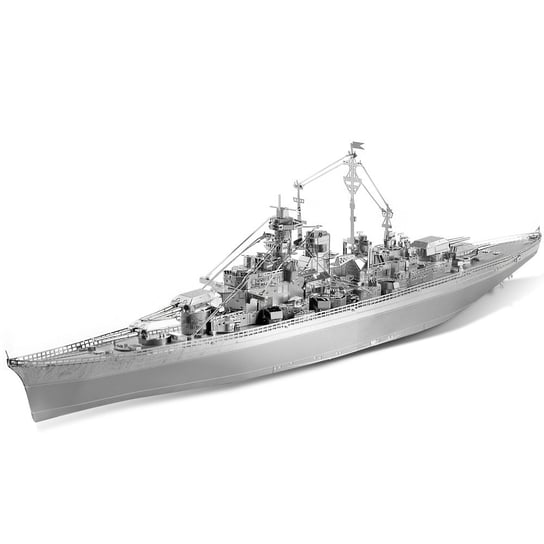 Piececool Puzzle Metalowe Model 3D - Statek Bojowy Bismarck Piececool