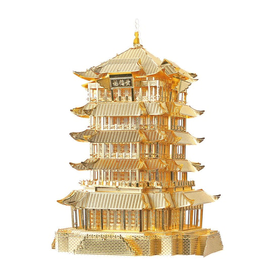 Piececool Puzzle Metalowe Model 3D - Wieża Żółtego Żurawia Piececool