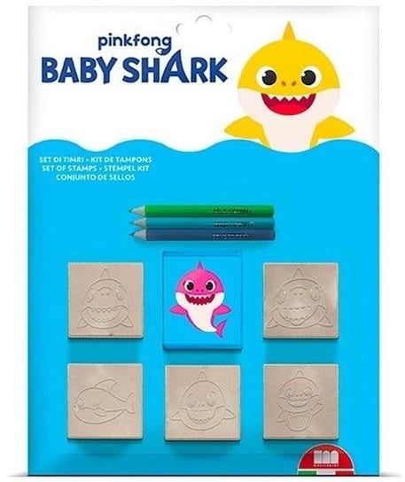 Pieczątki Baby Shark 5 Szt Blister 059955 Multiprint (043-059955) Multiprint