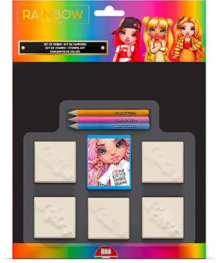 Pieczątki Rainbow High Blister 5 Szt 051140 Multiprint (043-051140) Dante